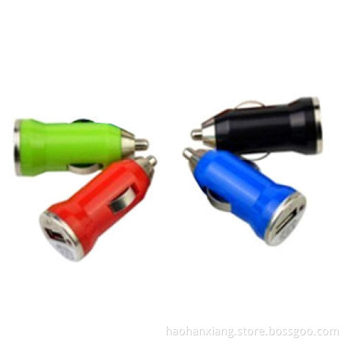 Colourful Bullet USB Wireless Universal Car Charger for Mobile Phones